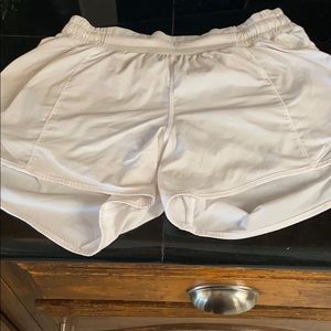 White size 8 hotty hot shorts